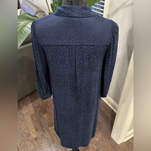 ✨NWT✨ Gerard Darel Blue & Black Cheetah Print Janelle Dress Size 36 (US Size 4) - Picture 16 of 16